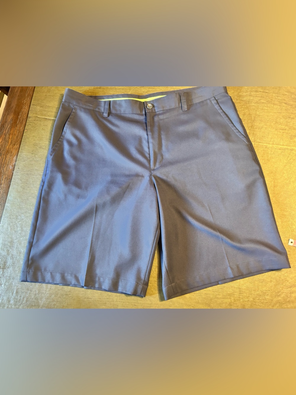 Izod Men's Navy Flat-Front Golf Shorts